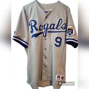 Russell athletic Kansas City royals Greg Jeffries Jersey#9 rare size 48